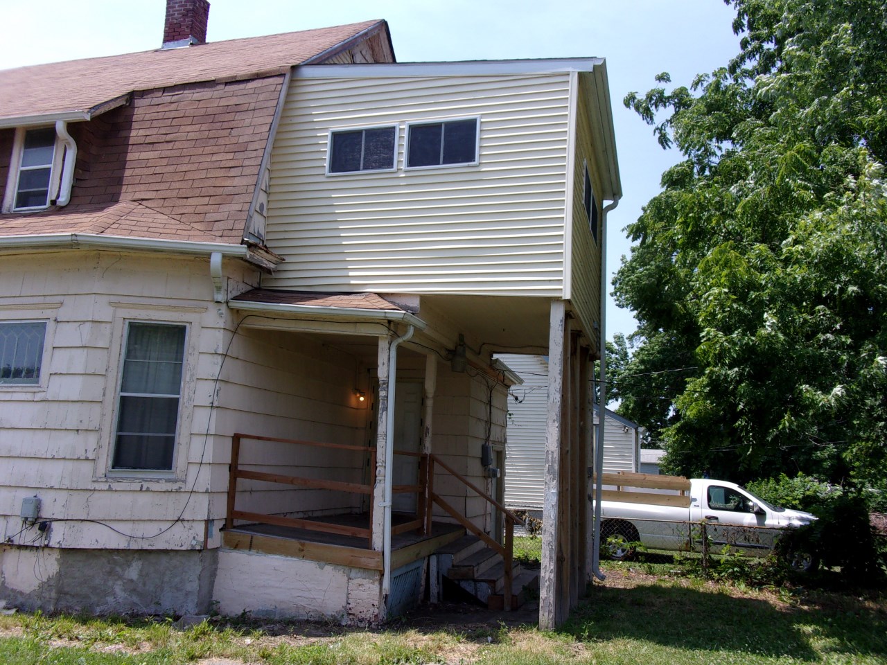This rental property with an unsafe addition is an example of what LB85 would help avoid.