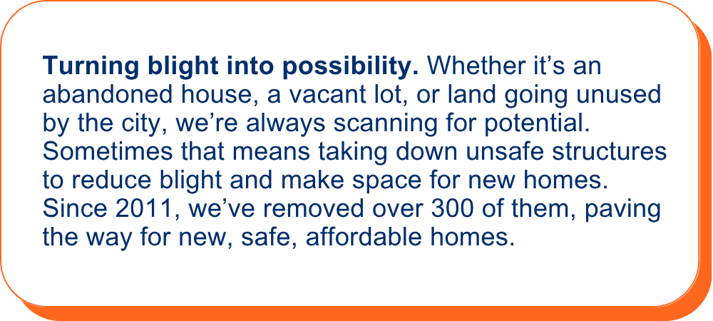 Turning blight into possibility