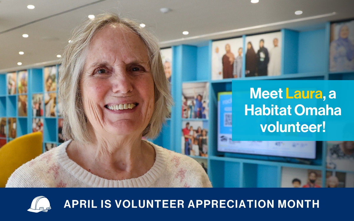 Meet Laura, a Habitat Omaha volunteer!