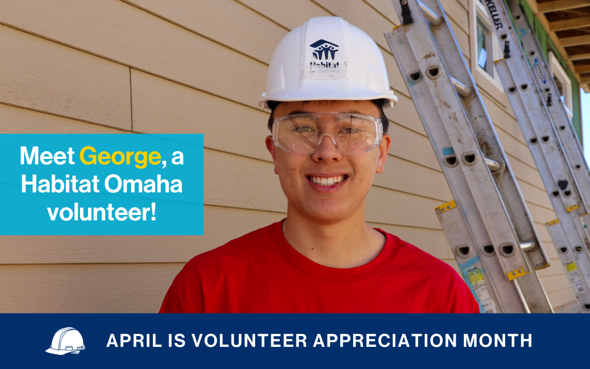 Meet George, a Habitat Omaha volunteer!